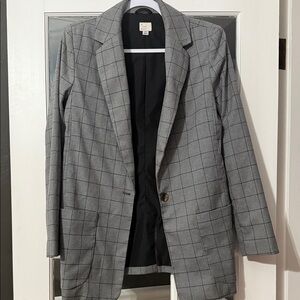 A New Day Gray Plaid  women’s Blazer